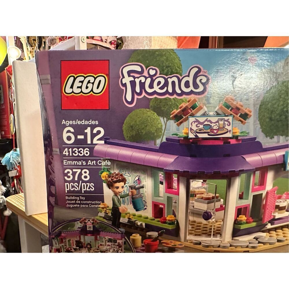 LEGO FRIENDS: Emma's Art Cafe (41336) Building Kit 378pcs Retired Set Playset NE